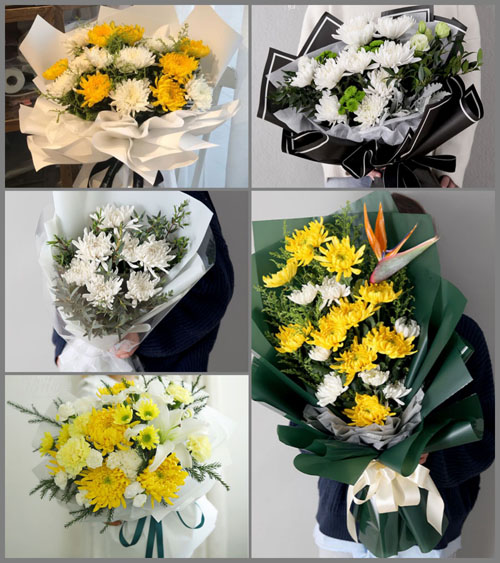 广东肇庆市怀集县连麦镇白事花束代送
